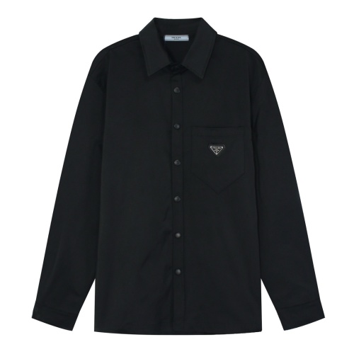 Wholesale Prada Shirts Long Sleeved For Unisex #1244103 $52.00 USD, Wholesale Quality Replica Prada Shirts