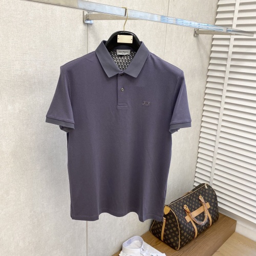 Wholesale Salvatore Ferragamo T-Shirts Short Sleeved For Men #1244172 $72.00 USD, Wholesale Quality Replica Salvatore Ferragamo T-Shirts