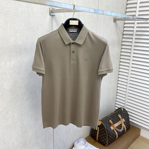 Wholesale Salvatore Ferragamo T-Shirts Short Sleeved For Men #1244173 $72.00 USD, Wholesale Quality Replica Salvatore Ferragamo T-Shirts