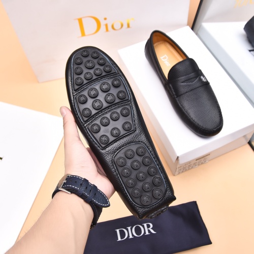 Replica Christian Dior Leather Shoes For Men #1244312 $80.00 USD for Wholesale