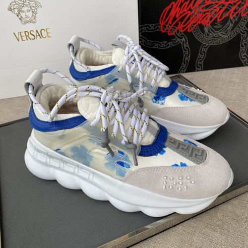 Wholesale Versace Casual Shoes For Men #1244402 $92.00 USD, Wholesale Quality Replica Versace Casual Shoes