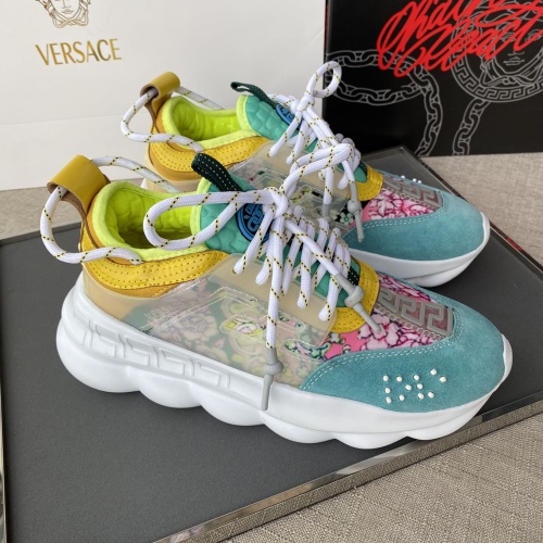 Wholesale Versace Casual Shoes For Women #1244409 $92.00 USD, Wholesale Quality Replica Versace Casual Shoes