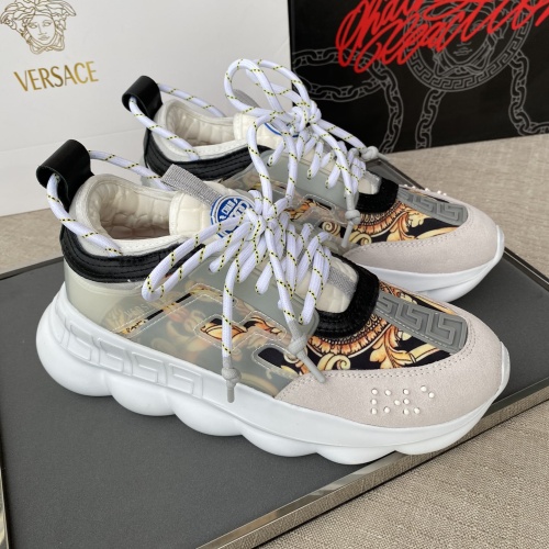 Wholesale Versace Casual Shoes For Women #1244411 $92.00 USD, Wholesale Quality Replica Versace Casual Shoes