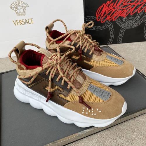 Wholesale Versace Casual Shoes For Men #1244429 $92.00 USD, Wholesale Quality Replica Versace Casual Shoes