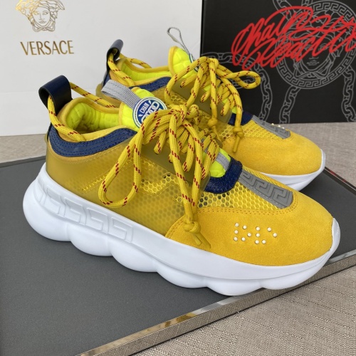 Wholesale Versace Casual Shoes For Men #1244431 $92.00 USD, Wholesale Quality Replica Versace Casual Shoes