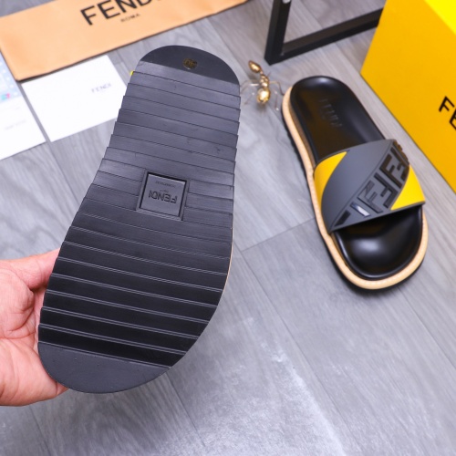 Replica Fendi Slippers For Men #1244520 $52.00 USD for Wholesale