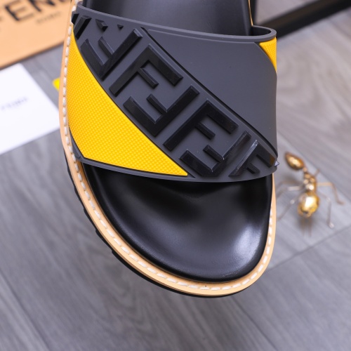 Replica Fendi Slippers For Men #1244520 $52.00 USD for Wholesale