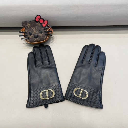 Replica Christian Dior Gloves For Men #1244573 $56.00 USD for Wholesale