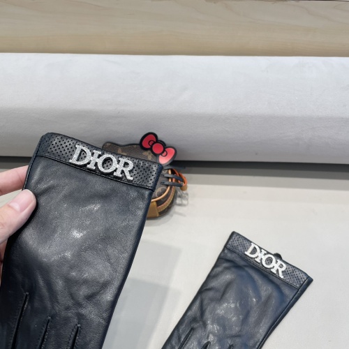 Replica Christian Dior Gloves For Women #1244575 $48.00 USD for Wholesale