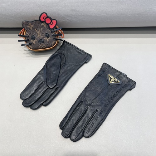 Replica Prada Gloves For Women #1244588 $48.00 USD for Wholesale