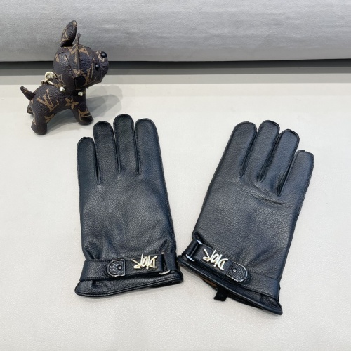 Replica Christian Dior Gloves For Men #1244597 $52.00 USD for Wholesale