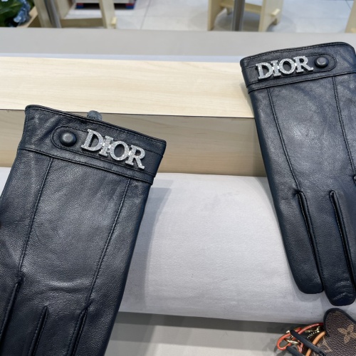 Replica Christian Dior Gloves For Men #1244602 $52.00 USD for Wholesale