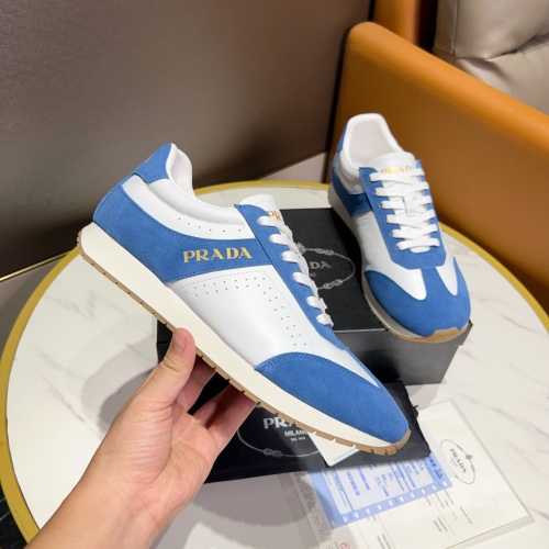 Replica Prada Casual Shoes For Men #1244683 $80.00 USD for Wholesale