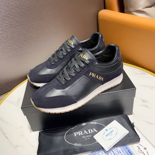 Wholesale Prada Casual Shoes For Men #1244685 $80.00 USD, Wholesale Quality Replica Prada Casual Shoes