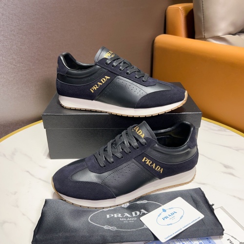 Replica Prada Casual Shoes For Men #1244685 $80.00 USD for Wholesale