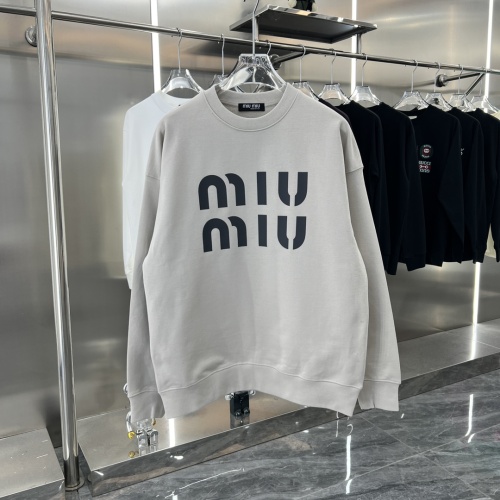 Wholesale MIU MIU Hoodies Long Sleeved For Unisex #1244733 $48.00 USD, Wholesale Quality Replica MIU MIU Hoodies