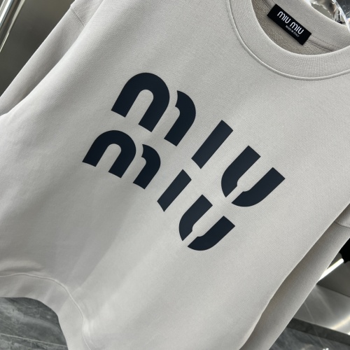 Replica MIU MIU Hoodies Long Sleeved For Unisex #1244733 $48.00 USD for Wholesale