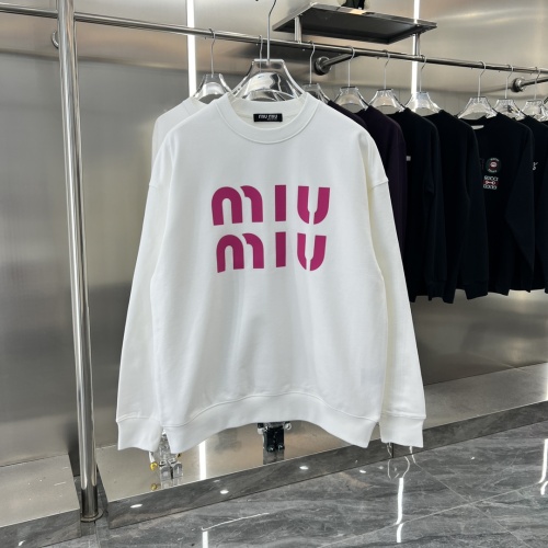 Wholesale MIU MIU Hoodies Long Sleeved For Unisex #1244734 $48.00 USD, Wholesale Quality Replica MIU MIU Hoodies