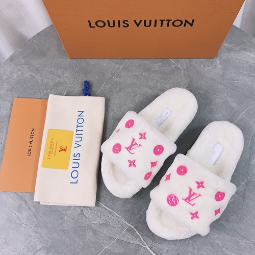 Replica Louis Vuitton Slippers For Women #1244748 $98.00 USD for Wholesale