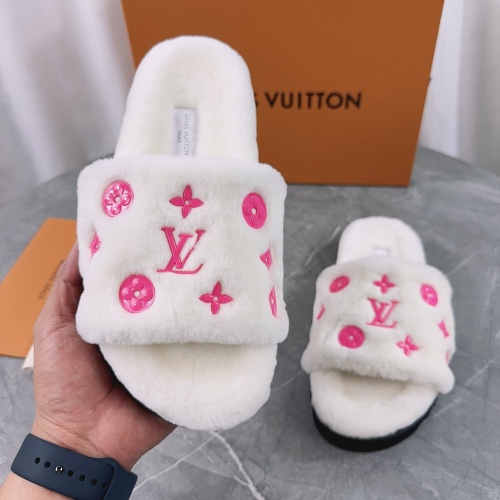 Replica Louis Vuitton Slippers For Women #1244748 $98.00 USD for Wholesale