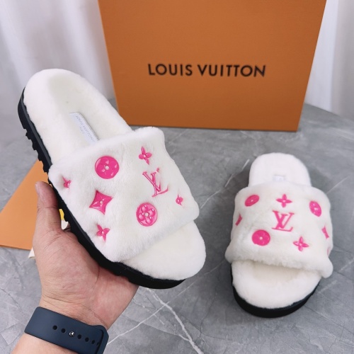 Replica Louis Vuitton Slippers For Women #1244748 $98.00 USD for Wholesale