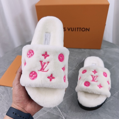 Replica Louis Vuitton Slippers For Women #1244748 $98.00 USD for Wholesale