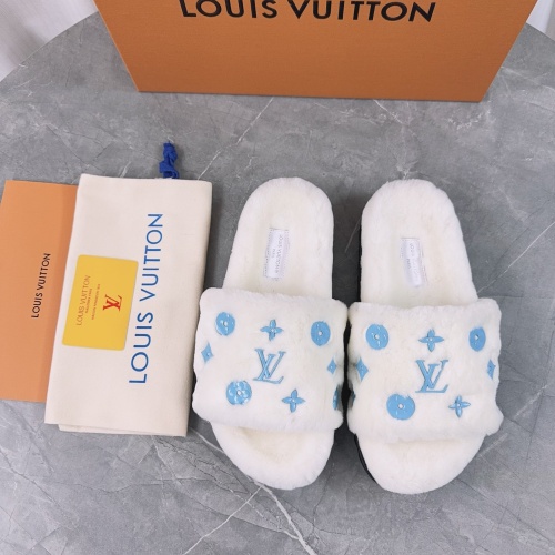 Wholesale Louis Vuitton Slippers For Women #1244749 $98.00 USD, Wholesale Quality Replica Louis Vuitton Slippers