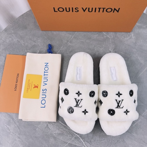 Wholesale Louis Vuitton Slippers For Women #1244753 $98.00 USD, Wholesale Quality Replica Louis Vuitton Slippers