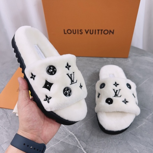 Replica Louis Vuitton Slippers For Women #1244753 $98.00 USD for Wholesale