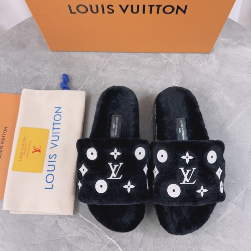 Wholesale Louis Vuitton Slippers For Women #1244754 $98.00 USD, Wholesale Quality Replica Louis Vuitton Slippers