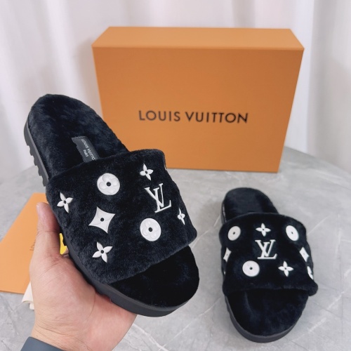 Replica Louis Vuitton Slippers For Women #1244754 $98.00 USD for Wholesale