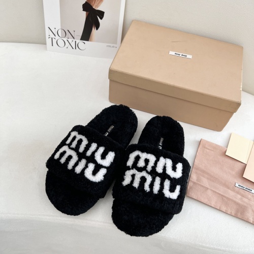 Wholesale MIU MIU Slippers For Women #1244772 $96.00 USD, Wholesale Quality Replica MIU MIU Slippers