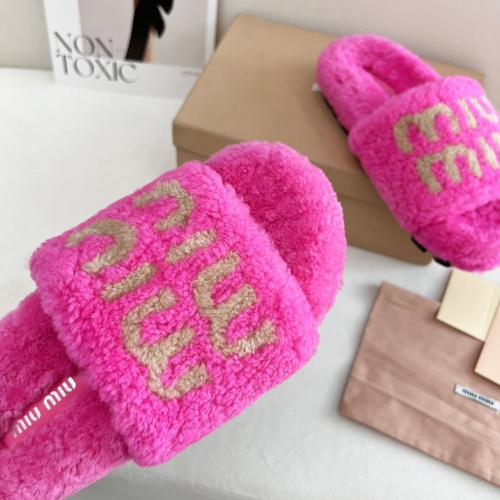 Replica MIU MIU Slippers For Women #1244774 $96.00 USD for Wholesale