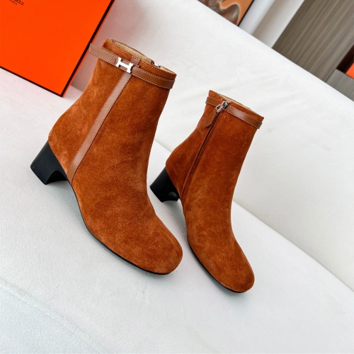 Wholesale Hermes Boots For Women #1244791 $115.00 USD, Wholesale Quality Replica Hermes Boots