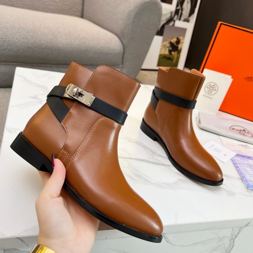 Wholesale Hermes Boots For Women #1244813 $98.00 USD, Wholesale Quality Replica Hermes Boots