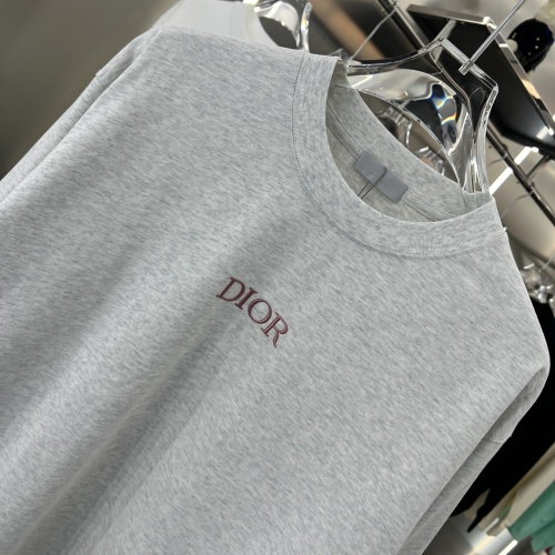 Replica Christian Dior T-Shirts Long Sleeved For Unisex #1244822 $42.00 USD for Wholesale