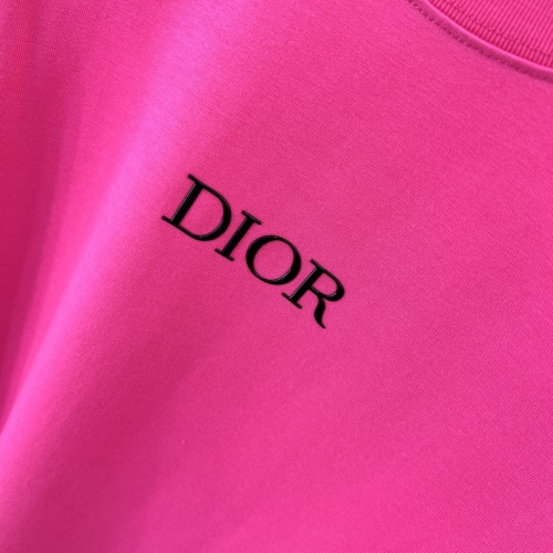 Replica Christian Dior T-Shirts Long Sleeved For Unisex #1244823 $42.00 USD for Wholesale