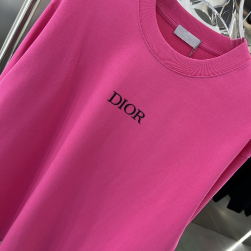 Replica Christian Dior T-Shirts Long Sleeved For Unisex #1244823 $42.00 USD for Wholesale