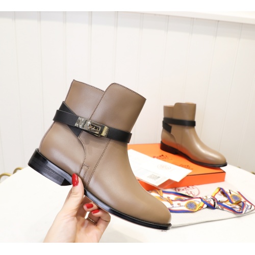 Wholesale Hermes Boots For Women #1244831 $98.00 USD, Wholesale Quality Replica Hermes Boots