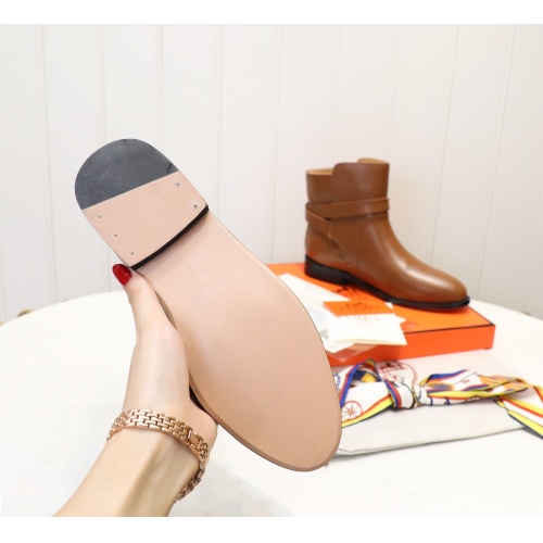 Replica Hermes Boots For Women #1244832 $98.00 USD for Wholesale