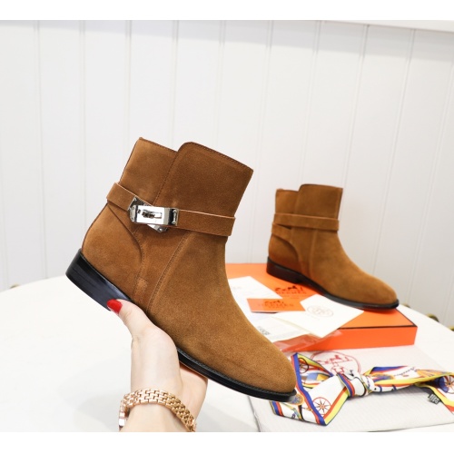 Wholesale Hermes Boots For Women #1244834 $98.00 USD, Wholesale Quality Replica Hermes Boots