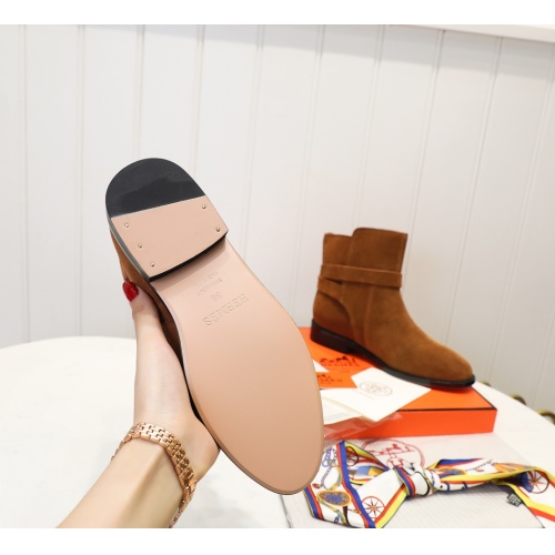 Replica Hermes Boots For Women #1244834 $98.00 USD for Wholesale