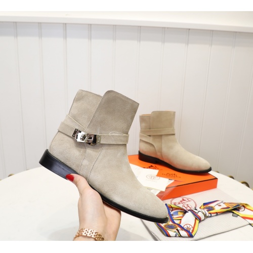 Wholesale Hermes Boots For Women #1244838 $98.00 USD, Wholesale Quality Replica Hermes Boots