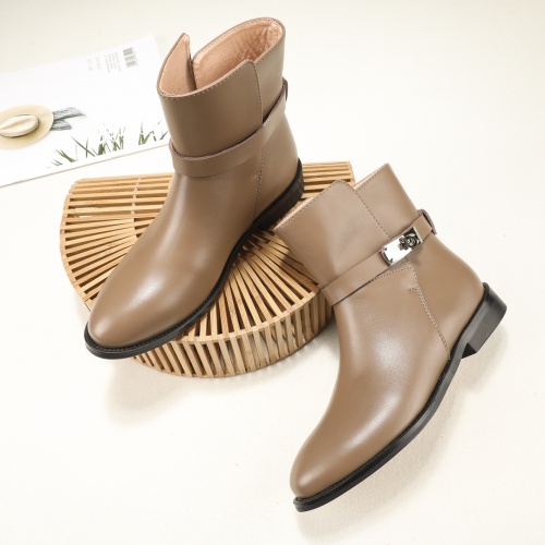 Wholesale Hermes Boots For Women #1244839 $98.00 USD, Wholesale Quality Replica Hermes Boots