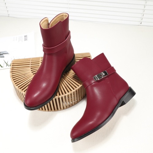 Wholesale Hermes Boots For Women #1244840 $98.00 USD, Wholesale Quality Replica Hermes Boots