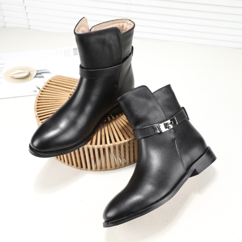 Wholesale Hermes Boots For Women #1244842 $98.00 USD, Wholesale Quality Replica Hermes Boots