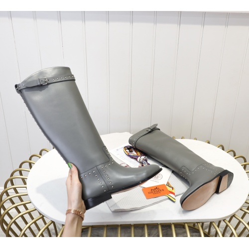 Replica Hermes Boots For Women #1244855 $118.00 USD for Wholesale