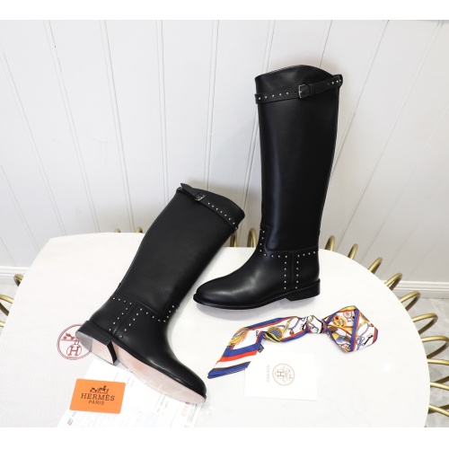 Replica Hermes Boots For Women #1244862 $118.00 USD for Wholesale