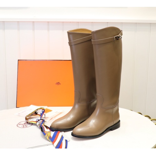 Replica Hermes Boots For Women #1244867 $112.00 USD for Wholesale