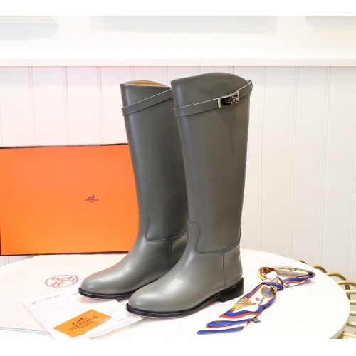 Replica Hermes Boots For Women #1244868 $112.00 USD for Wholesale